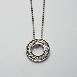 Collana Hammered Ring