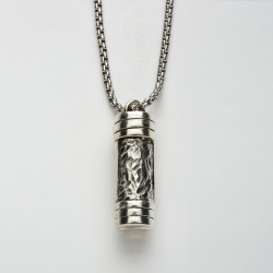 Collana Hammered Capsule